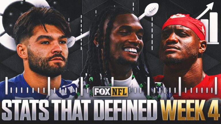 NFL Week 4 Defining Stats: Mahomes Chases Brady, Nacua Climbs Past Moss