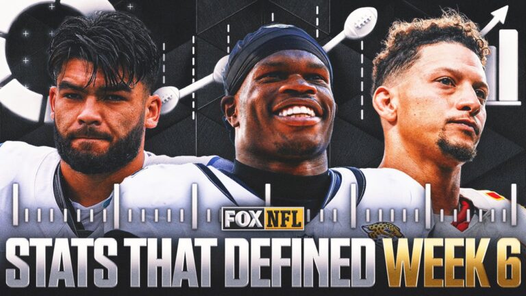 NFL Week 6 Defining Stats: Mahomes Matches Brady, Travis Hunter Makes History