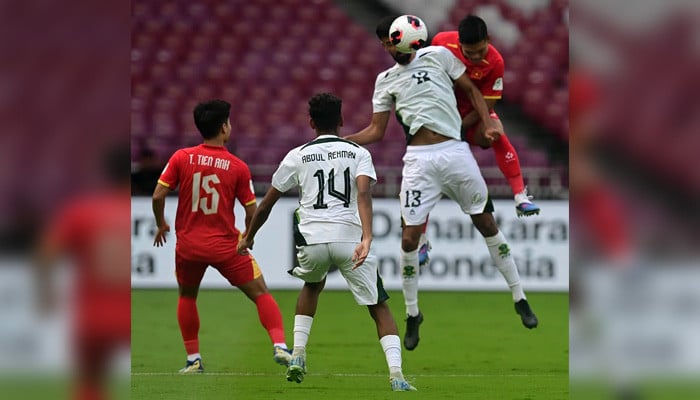 Pakistan bow out of FIFA ASEAN Cup after fighting 4-2 defeat to Vietnam