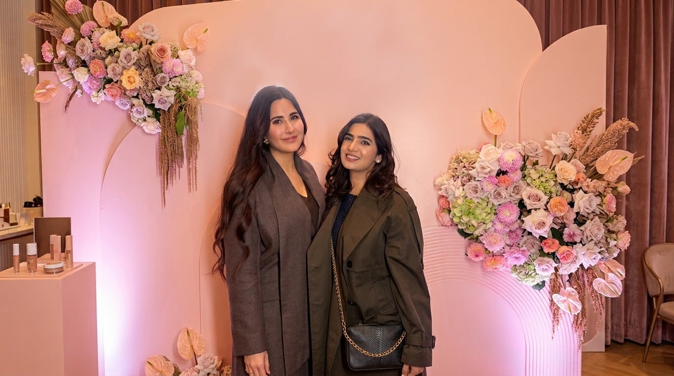 Pakistani Influencers Rub Shoulder With Katrina Kaif At Beauty Event In London