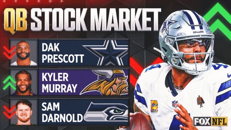 QB Stock Market Week 6: Can Dak Overcome Cowboys? Can Seahawks Overcome Darnold?