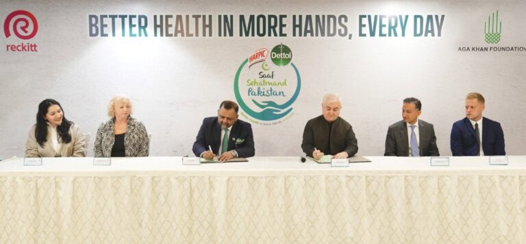 Reckitt Pakistan joins hands with Aga Khan Foundation to bring Safe Water, Better Hygiene to Schools