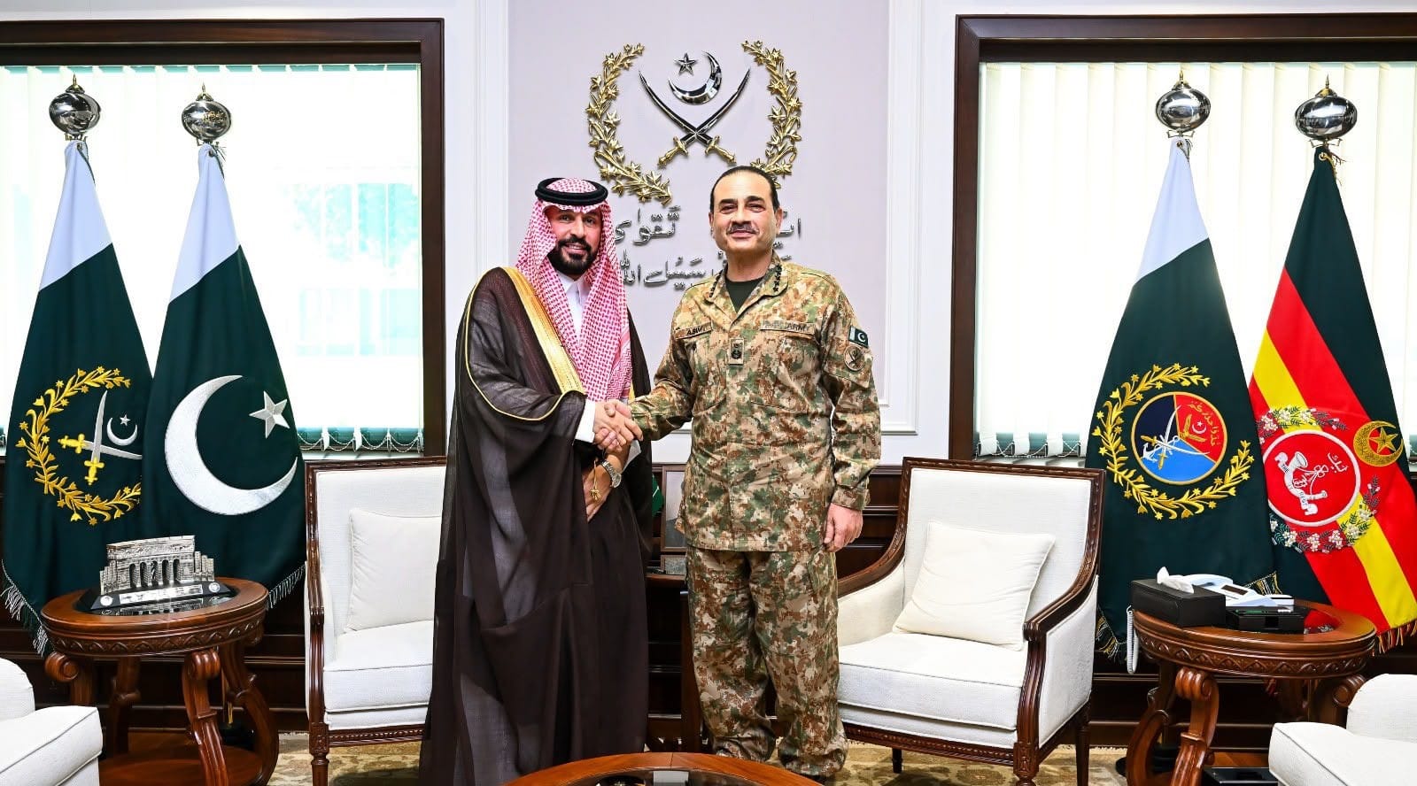 Saudi Ambassador Meets Field Marshal Asim Munir To Discuss Defence Cooperation Regional Security
