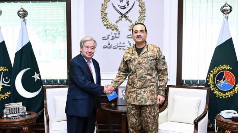 Un Chief Field Marshal Asim Munir Discuss Regional Security At Ghq