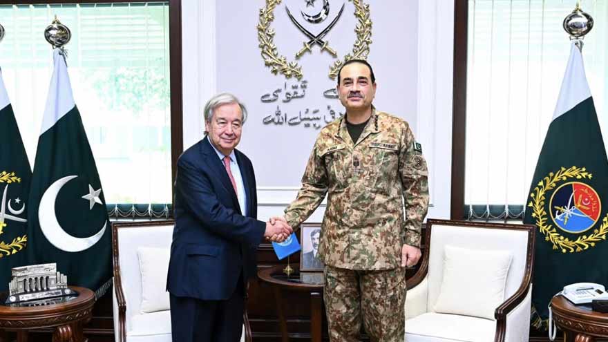 Un Chief Field Marshal Asim Munir Discuss Regional Security At Ghq